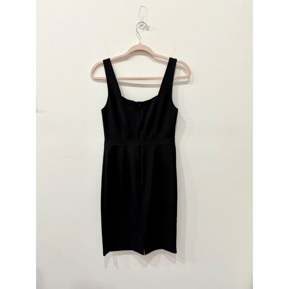 Tristan Sleeveless Sweetheart Neck Mini Bodycon Tank Dress Black Women's Size 2 - Picture 2 of 4